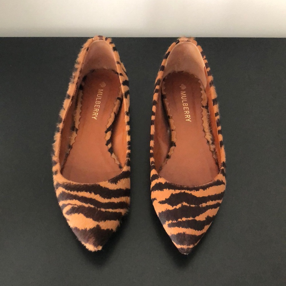 Mulberry Signature Haircalf Ballerina